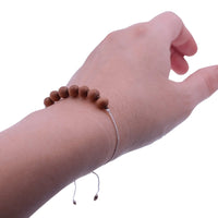 Adjustable Harmony Bracelet - Sandalwood or Howlite - Gypsy Soul Jewellery