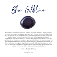 Blue Goldstone Mala - Ambition Mala - Gypsy Soul Jewellery