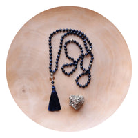 Blue Goldstone Mala - Ambition Mala - Gypsy Soul Jewellery