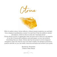 Citrine Mala Beads - Manifestation Mala - Gypsy Soul Jewellery