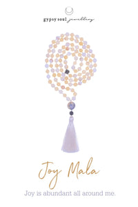 Yellow Jade Mala Beads - Joy Mala Necklace - Gypsy Soul Jewellery