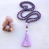 Amethyst Mala Necklace - Protection Mala Beads