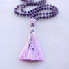 Amethyst Mala Necklace - Protection Mala Beads