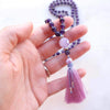 Amethyst Mala Beads - Protection Mala Necklace