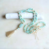 Aquamarine Mala Beads