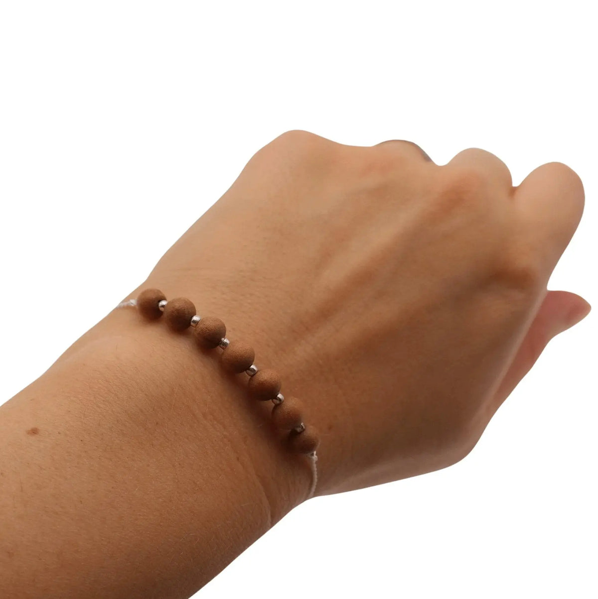 Adjustable Harmony Bracelet - Sandalwood or Howlite - Gypsy Soul Jewellery