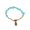 Amazonite Bracelet with Buddha Charm - Gypsy Soul Jewellery