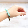 Amazonite Bracelet with Buddha Charm - Gypsy Soul Jewellery