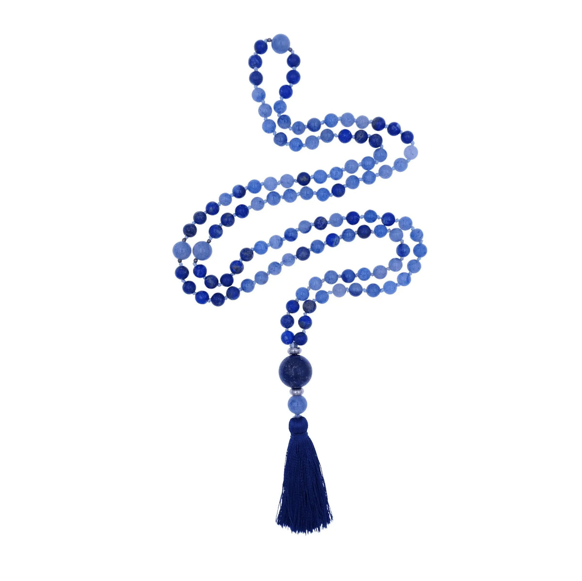 Blue Aventurine & Lapis Lazuli Mala - Self Awareness Mala - Gypsy Soul Jewellery