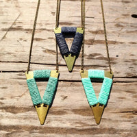 Boho Statement Triangle Necklace - Gypsy Soul Jewellery