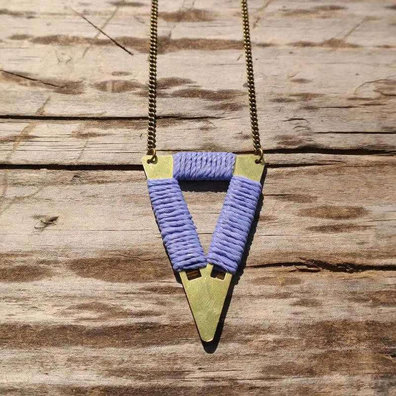 Boho Statement Triangle Necklace - Gypsy Soul Jewellery