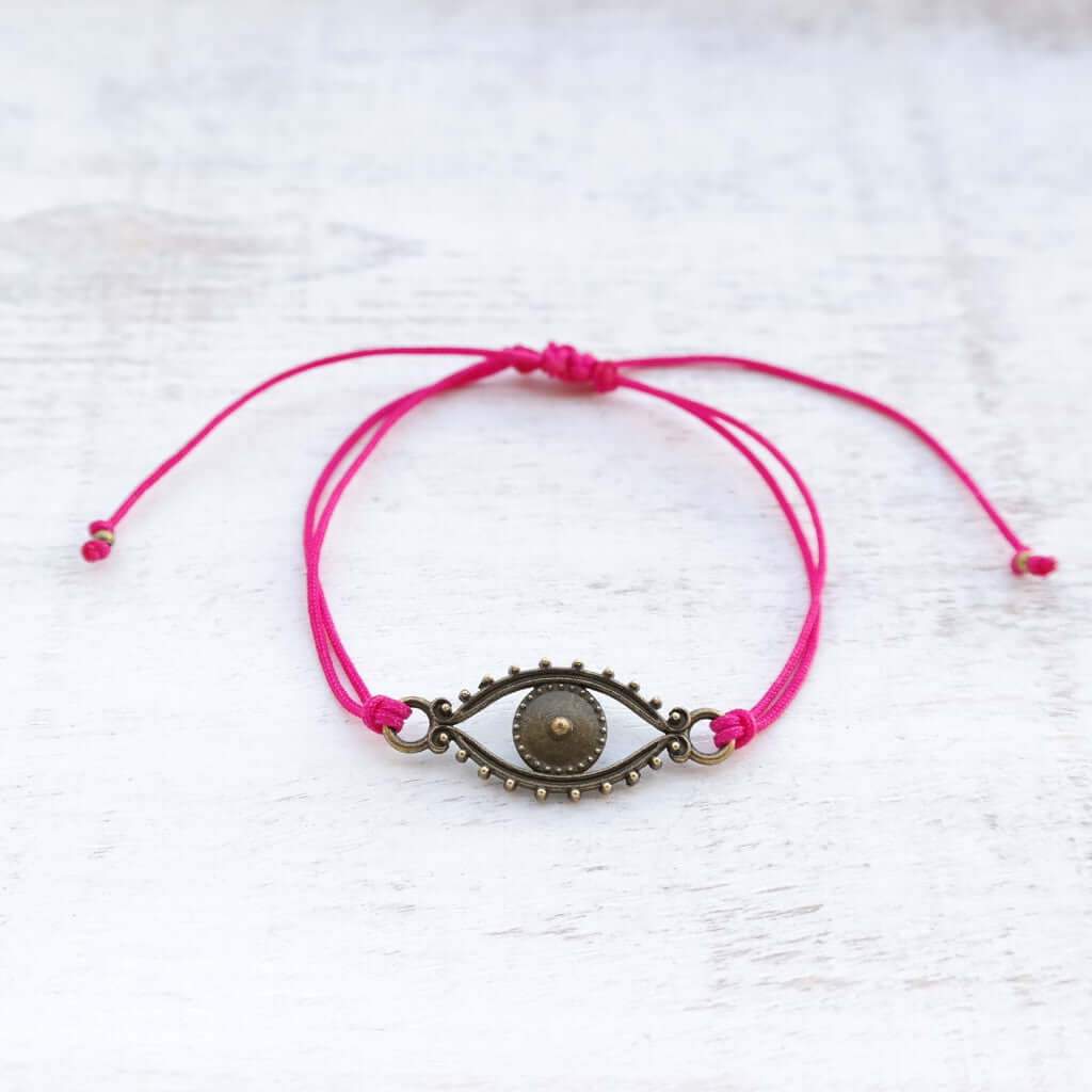 Evil Eye Bracelet - bronze - Gypsy Soul Jewellery