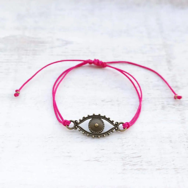 Evil Eye Bracelet - bronze - Gypsy Soul Jewellery