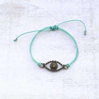 Evil Eye Bracelet - bronze - Gypsy Soul Jewellery