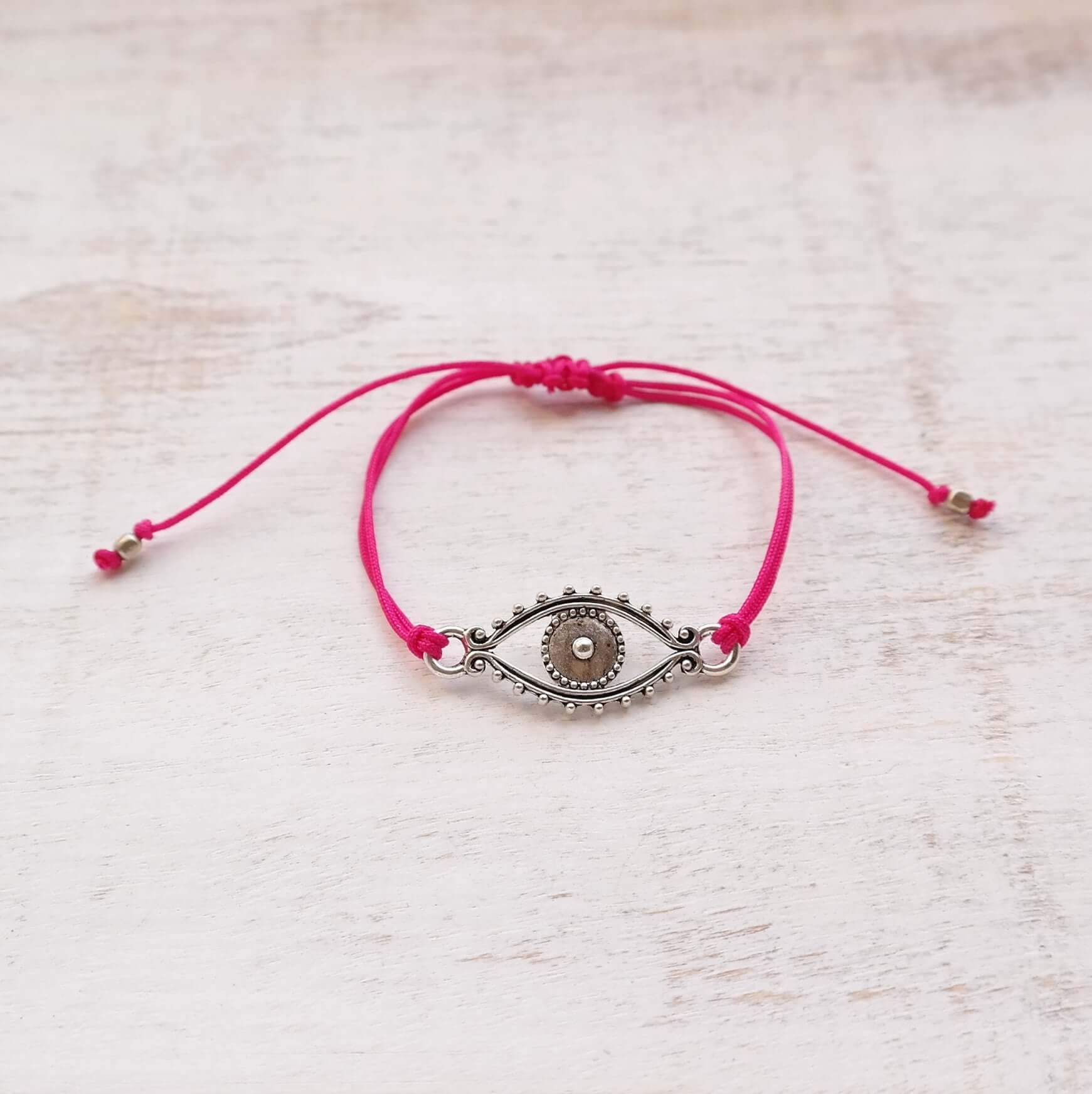 Evil Eye Bracelet - silver - Gypsy Soul Jewellery