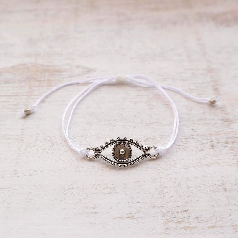 Evil Eye Bracelet - silver - Gypsy Soul Jewellery