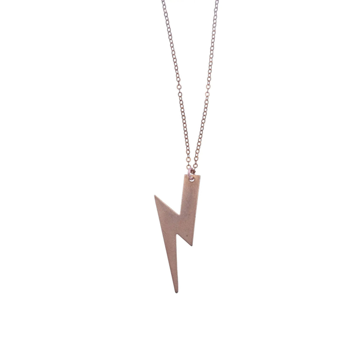 Gold Lightning Bolt Necklace - Gypsy Soul Jewellery