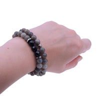 Labradorite Bracelet with Onyx - Intuition Bracelet - Gypsy Soul Jewellery