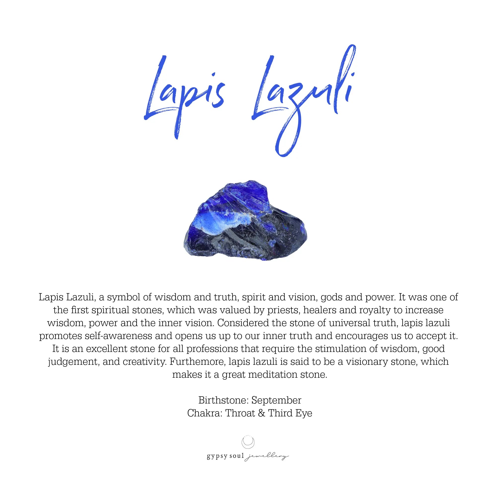 Lapis lazuli 2025 birthstone meaning