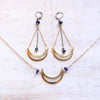 Lapis Lazuli Moon Necklace - Gypsy Soul Jewellery