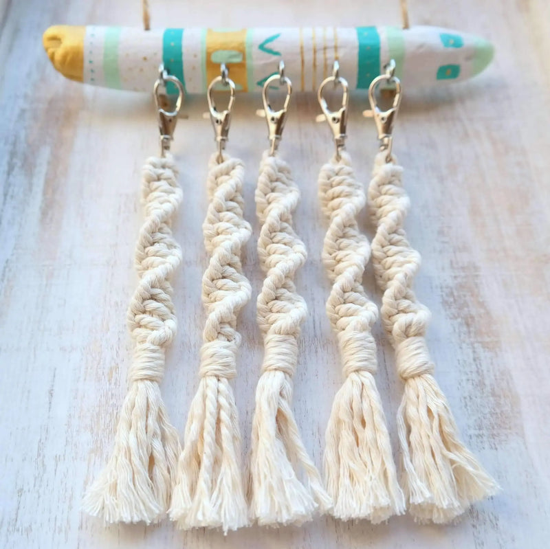 Macramé Keychain Twister - Gypsy Soul Jewellery