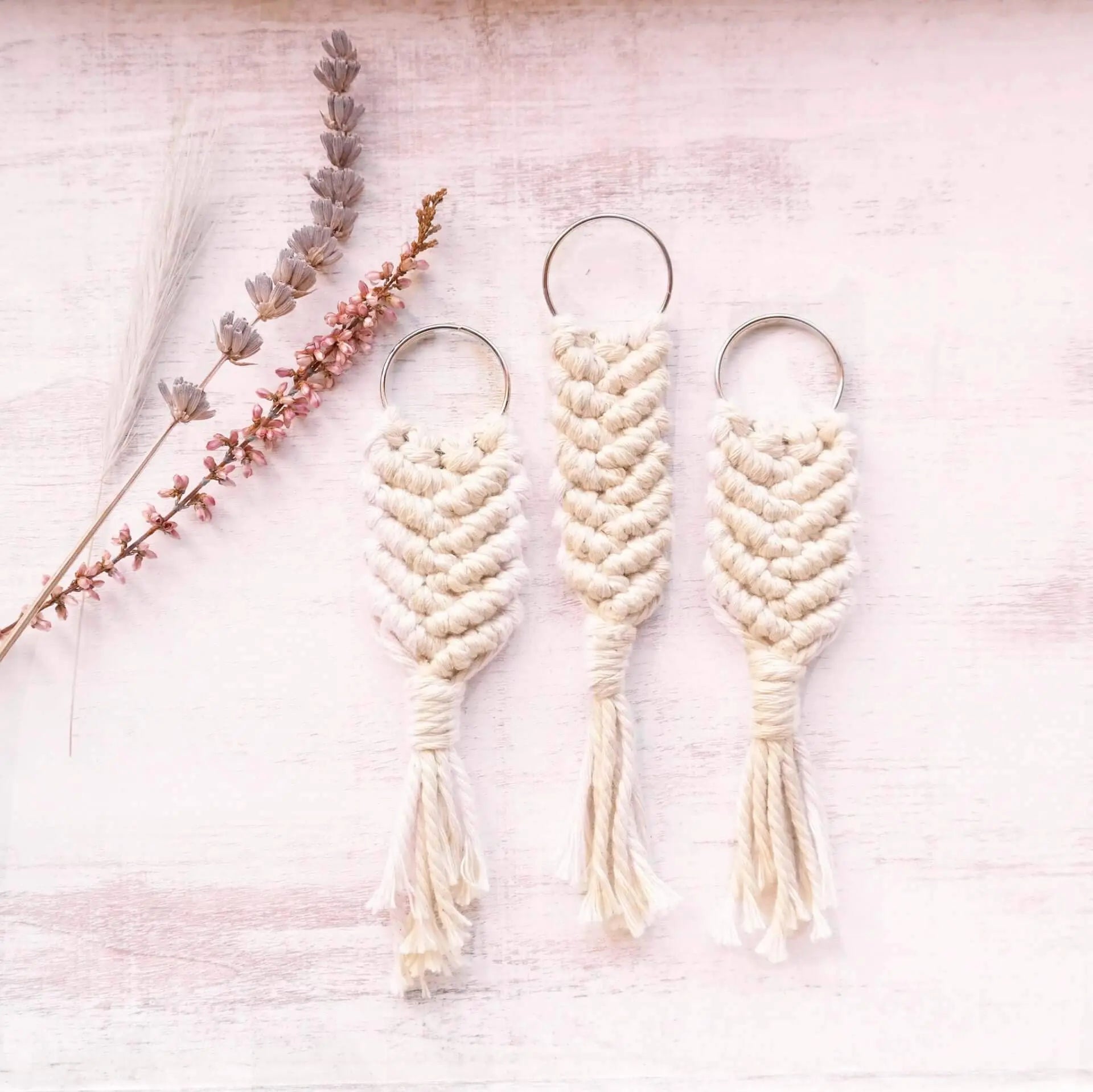 Macrame Keyring Byron Bay - Gypsy Soul Jewellery