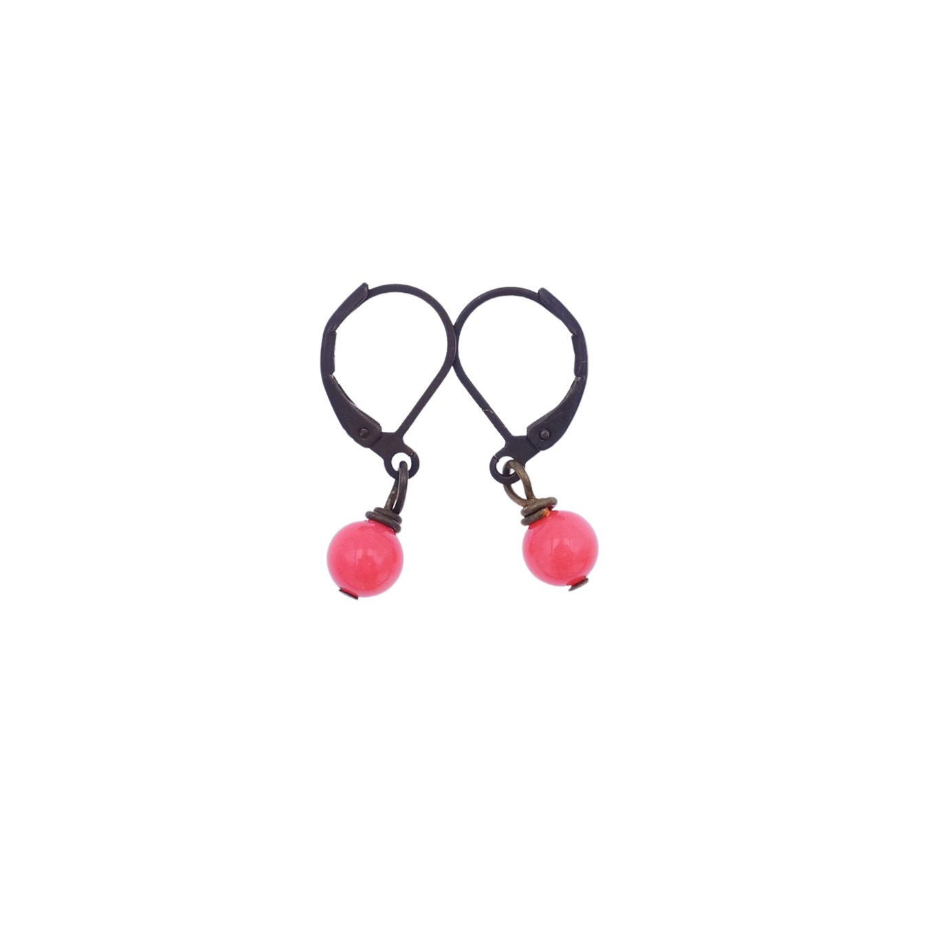 Pink Coral Earrings - Gypsy Soul Jewellery