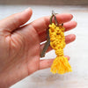 Rainbow Macrame Keychain - Gypsy Soul Jewellery