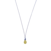 Silver Jade Pendant Necklace - Gypsy Soul Jewellery