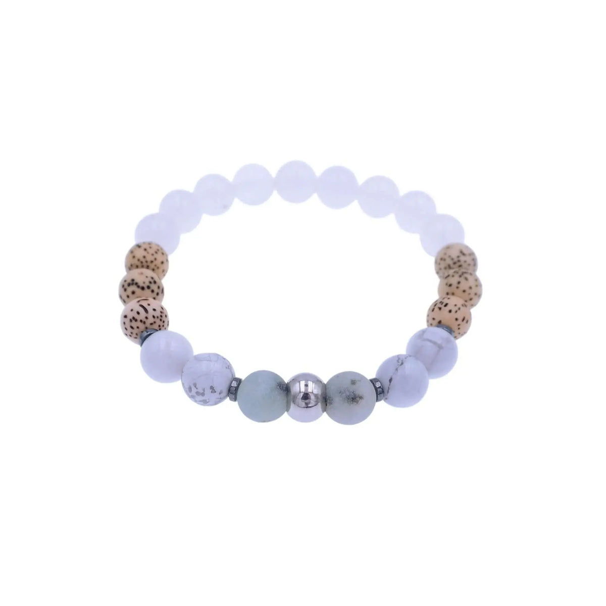 Snow Quartz Bracelet - "Calming Clarity" Energy Bracelet - Gypsy Soul Jewellery